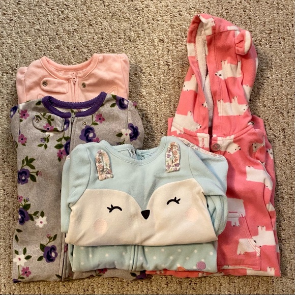 EUC Huge Lot of Baby Girls Fall/Winter Clothes, Size 12 Months, 50+ Items! - Picture 7 of 7